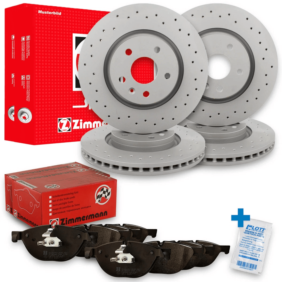Гальмівні колодки та диски Zimmermann для CITROEN C3 II (SC_): Якість та безпека
